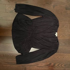 Wilfred XXS blouse that ties at front